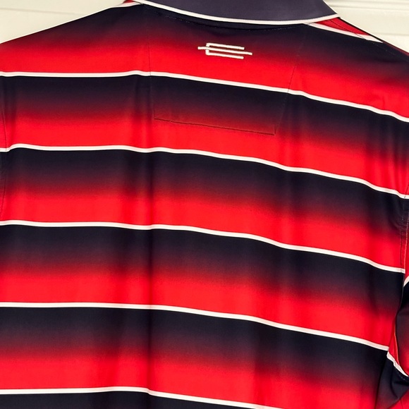 Men’s Red, White,and Blue Golf Shirt - Picture 4 of 7